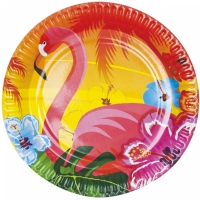 Tallrik flamingo Hawaii