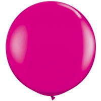 Jtteballong Hallonrosa 