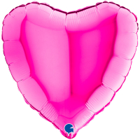 Folieballong Hjrta Magenta i gruppen Festartiklar / Ballonger / Enfrgade ballonger hos PARTAJSHOP AB (36014M-r)