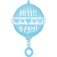 Folieballong Hello Baby Bl