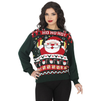 Jultröja Dam Ho Ho Ho i gruppen Högtider / Jul / Julklappar / Till syster hos PARTAJSHOP AB (41841-r)