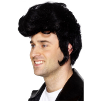 Elvis Rock peruk svart 