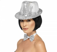 Glitterhatt Silver