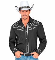 Skjorta Cowboy Svart i gruppen Maskerad / Maskeradkläder / Cowboy & indiandräkter hos PARTAJSHOP AB (45152-r) Skjorta Cowboy Svart i gruppen Maskerad / Maskeradkläder / Cowboy & indiandräkter hos PARTAJSHOP AB (45152-r)