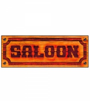 Saloon skylt