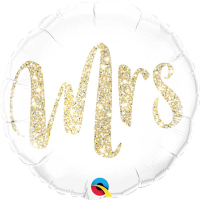 Folieballong Bröllop Mrs