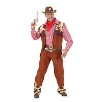 Cowboy Drkt i gruppen Maskerad / Maskeradklder / Herrdrkter hos PARTAJSHOP AB (58822-r)