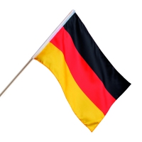 Tyskland flagga på pinne