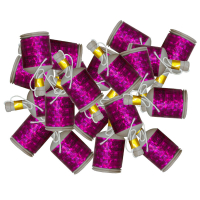Partypoppers 20-pack Rosa