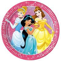 Tallrikar Disneyprinsessor