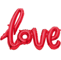 Folieballong Love