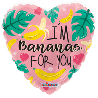 Folieballong Bananas about you