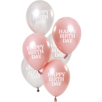 Ballonger Happy Birthday Roseguld