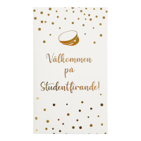 Student Inbjudningskort 6-pack