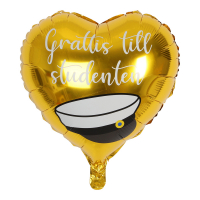 Folieballong Student Hjrta 