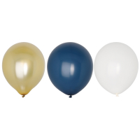 Latexballonger Mix Blå 8-pack