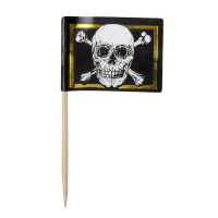 Cocktailflaggor Pirat