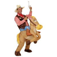Cowboy på hästryggen