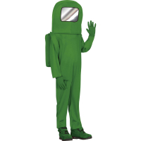 Astronaut Grön Barnstorlek