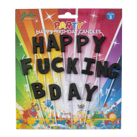 Tårtljus Happy Fucking B-Day