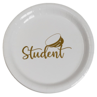 Tallrikar Student Guld i gruppen Hgtider / Studenten / Studentdukning hos PARTAJSHOP AB (79584-r)