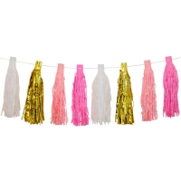 Girlang tassels rosa