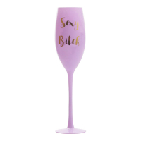 Champagneglas Rosa Sexy Bitch 