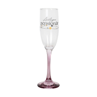 Champagneglas Äntligen Pensionär