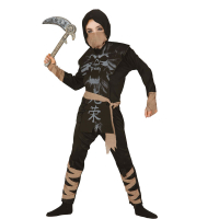 Ninja Zombie Barnstorlek i gruppen Hgtider / Halloween / Halloweendrkter / Zombiedrkter hos PARTAJSHOP AB (81191-r)