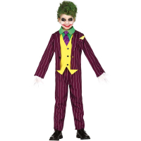 Joker maskeraddrkt barn i gruppen Hgtider / Halloween / Halloweendrkter / Barndrkter hos PARTAJSHOP AB (8345-r)