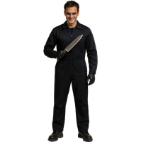 Maskeradkläder svart overall i gruppen Högtider / Halloween / Halloweendräkter / Herrdräkter hos PARTAJSHOP AB (84193-r) Maskeradkläder svart overall i gruppen Högtider / Halloween / Halloweendräkter / Herrdräkter hos PARTAJSHOP AB (84193-r)