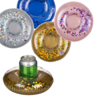 Dryckeshllare med glitter 2-pack