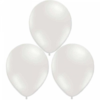Ballonger pärlemor vit