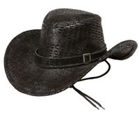 Cowboy hatt svart vuxen