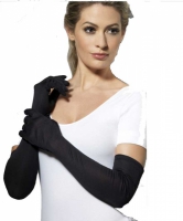 Handskar, långa svarta