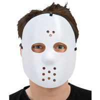 Hockeymask Vit