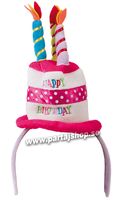 Happy Birthday hatt-diadem