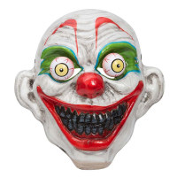 Clownmask med rrliga gon