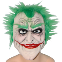 Latexmask joker clown