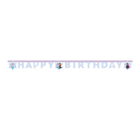 Banner happy birthday frozen