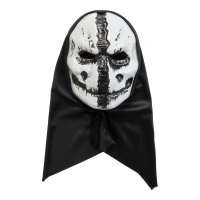 MASK svart vit skelett