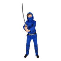 Ninja kostym barn i gruppen Maskerad / Maskeradkläder / Ninja & samurajdräkter hos PARTAJSHOP AB (97808-r)