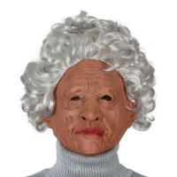 LATEX MASK OLD LADY