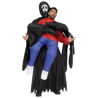 Kostym ghost face uppblåsbar