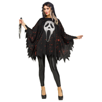 Ghost face poncho