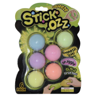 Stressbollar Pastell 6-pack