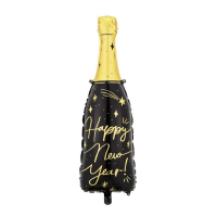Folieballong Flaska Happy New Year
