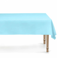 Bordsduk ljusblå 137x183 cm.
