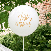 Jtteballong Just Married 