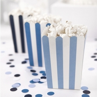 Popcornbägare blå